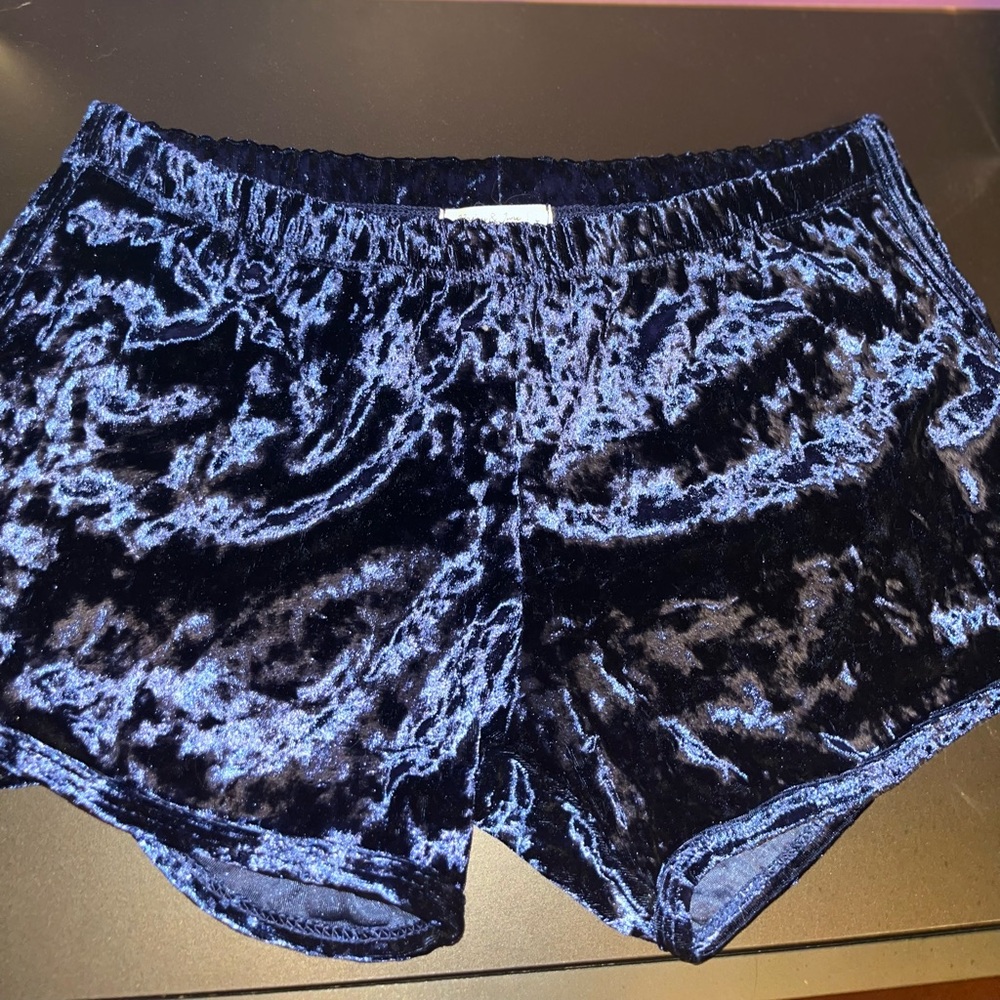 Haley & June Velvet Shorts.